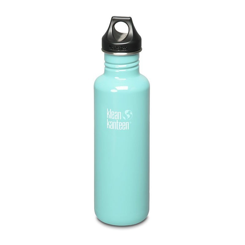 Photo, image de la gourde Classic 0,8L vert d'eau Klean Kanteen en vente