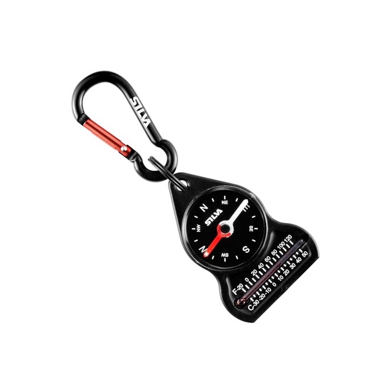 Photo, image de la boussole Silva 10 Black Carabiner en vente