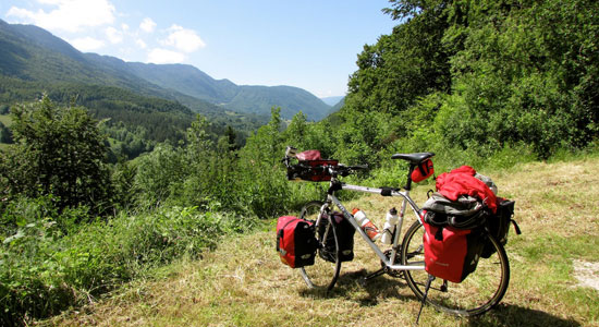 Le vélo d'Olivier Godin est prêt à repartir