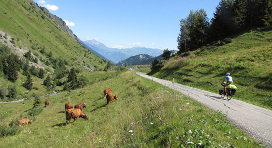 Notre aventurier se dirige droit vers le Mont-Blanc