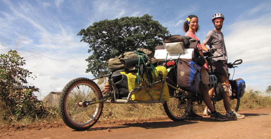 Le tandem utilisé par notre aventurier Olivier Godin