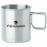 Tasse inox avec poignée pliable Ferrino