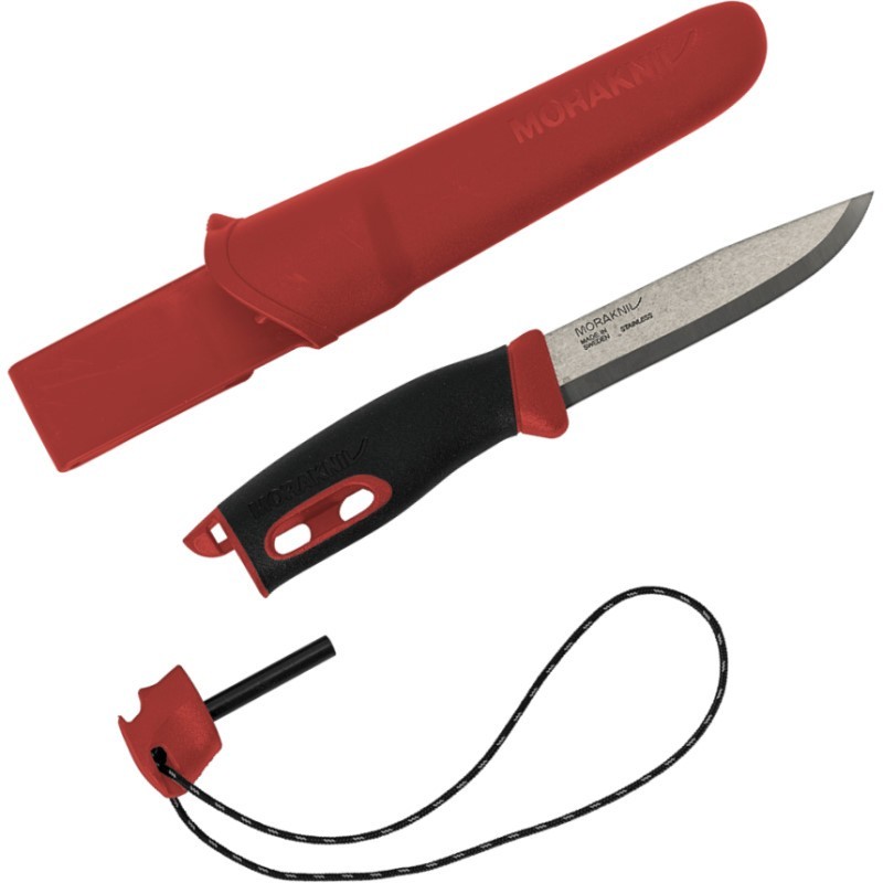 Couteau Mora Companion Spark rouge