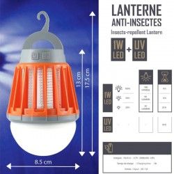 Lampe anti-insectes CAO rechargeable par USB