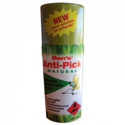 Spray répulsif anti-piqûres d'insectes Ben’s Anti-Pick Natural
