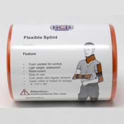 Attelle malléable BCB Flexible Splint en mousse et aluminium