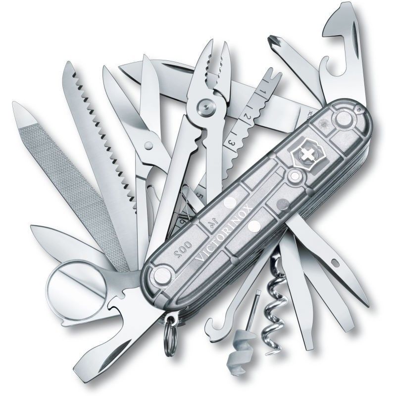 Couteau suisse Victorinox Swisschamp translucide