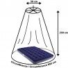 Moustiquaire ronde 2 places CAO
