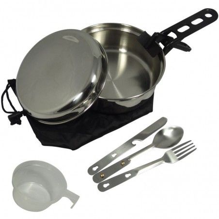 Popote inox CAO Scout 1 personne Popote inox CAO Scout 1 personne