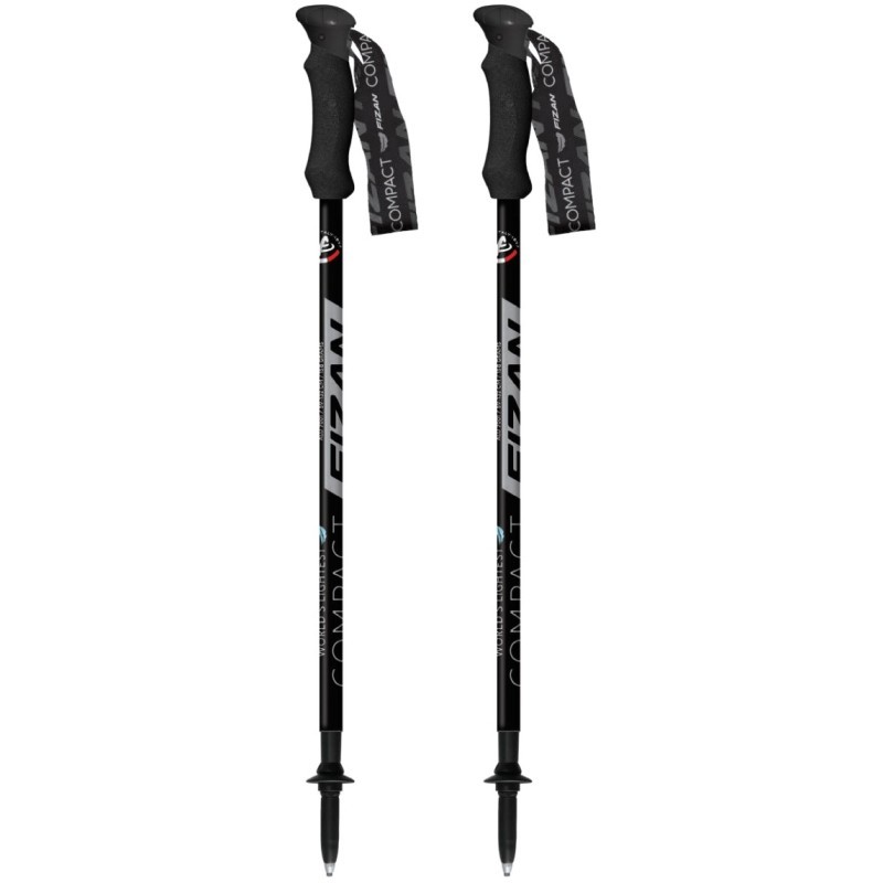 Bâtons de trekking Fizan Compact Black