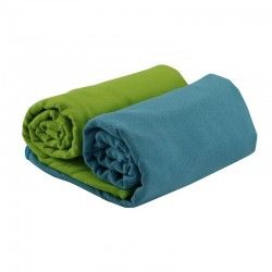 Serviette microfibre CAO bleue ou verte