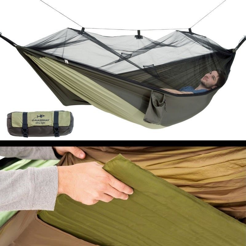 Hamac Amazonas Moskito Traveller Thermo avec moustiquaire