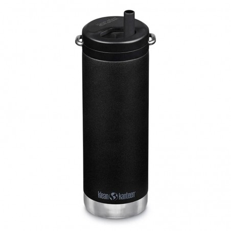 Bouteille isotherme Klean Kanteen TKWide Insulated Twist 0,47L noire