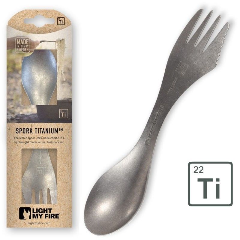 Couvert multifonction titane Light My Fire Spork Titanium