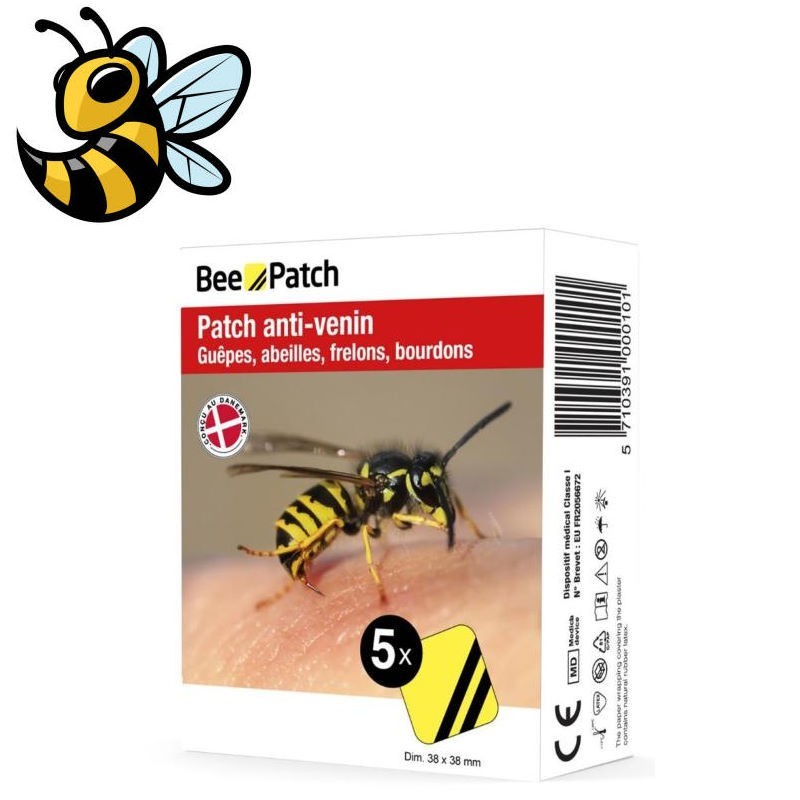 Patch antivenin après piqûre Bee Patch anti-venin