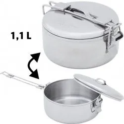 Popote alu ou inox pour la randonnée et le camping