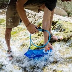 Tube Source avec filtre Mini Sawyer pour poche à eau