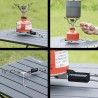Trépied avec pieds en acier inoxydable oiyr cartouche de gaz MSR Universal Canister Stand