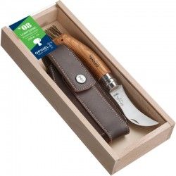 Coffret couteau Opinel Champignon n°8 avec manche en chêne et étui