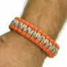 Bracelet BCB orange avec manille métal