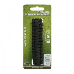 Bracelet de survie avec manille métal BCB noir