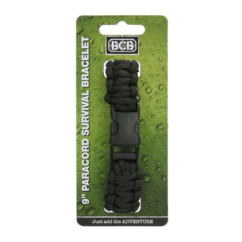 Bracelet en paracorde BCB Paracord noir