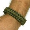 Bracelet BCB Paracord vert armée