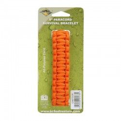 Bracelet de survie BCB Paracord orange