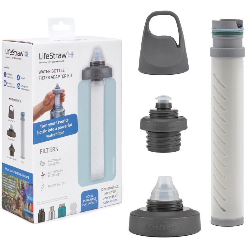 Adaptateur universel filtre Lifestraw pour gourde