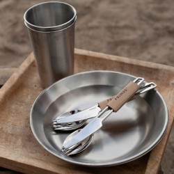 Fourchette, cuillère et couteau Primus Campfire Cutlery Set
