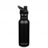 Gourde inox Klean Kanteen Classic noire avec bouchon Sport 0,5 litre