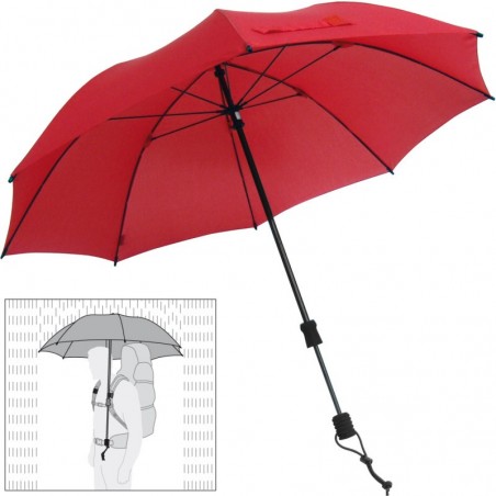 Parapluie de trek Euroschirm Swing Handsfree rouge