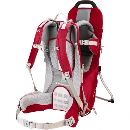 Porte-bébé de trekking Vaude Shuttle Base rouge