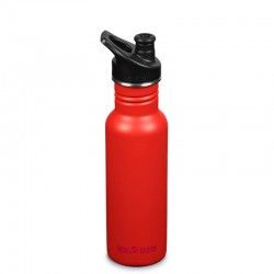 Gourde inox Klean Kanteen Classic 0,5L orange avec bouchon sport