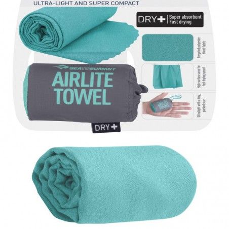 Serviette Sea to Summit Airlite Towel L 60x120 bleu Baltic