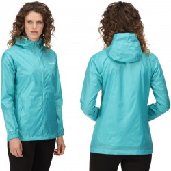 Veste coupe-vent Regatta Women Pack-It Jacket turquoise