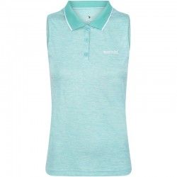 Polo débardeur randonnée femme Regatta Tima II turquoise
