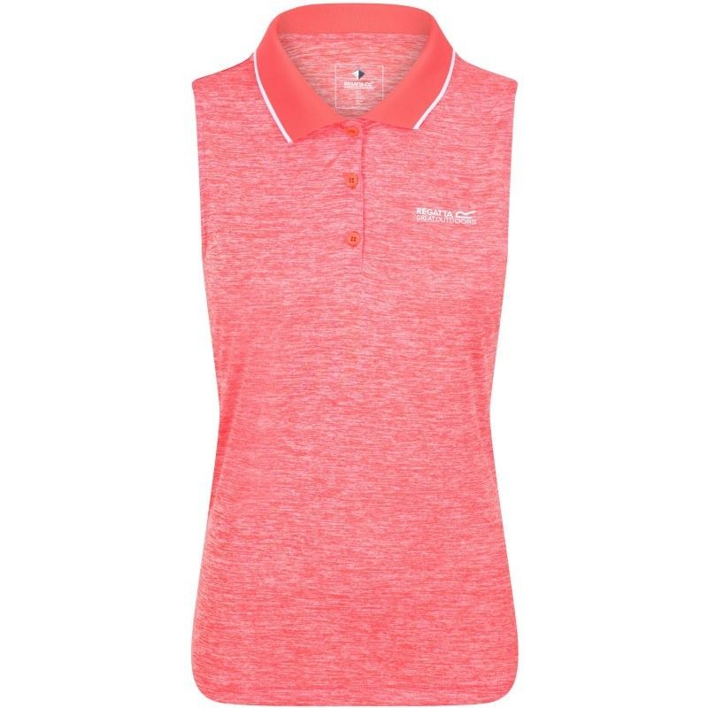 Polo débardeur trekking femme Regatta Tima II rose orange