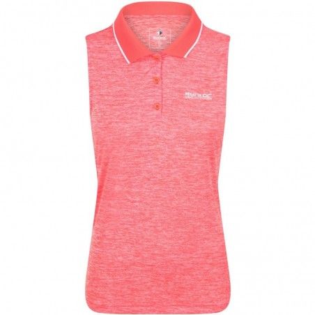 Polo débardeur trekking femme Regatta Tima II rose orange