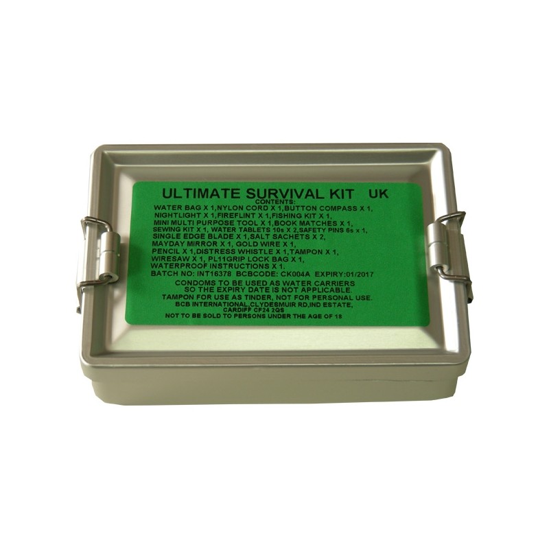 Kit de survie Ultimate explorer Bushcraft