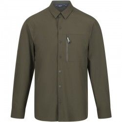 Chemise de trekking Regatta Highton Shirt vert kaki