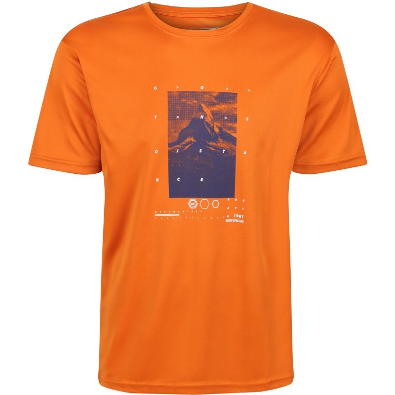 T-shirt de randonnée Regatta Fingal VI orange