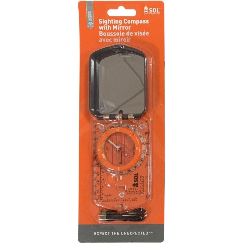 Boussole avec miroir SOL Sighting Compass With Mirror