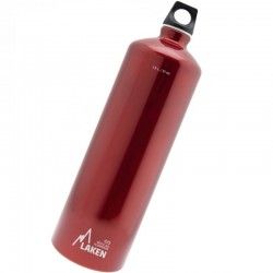 Gourde alu Laken Futura 1,5 L rouge