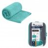 Serviette microfibre bouclette Sea to Summit Tek Towel turquoise en taille S 40 x 80 cm