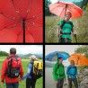 Parapluie télescopique mains libres Euroschirm Handsfree rouge