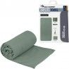 Serviette microfibre de randonnée Sea to Summit Drylite Towel Large verte