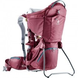 Porte-bébé Deuter Kid Comfort bordeaux marron avec pare-soleil