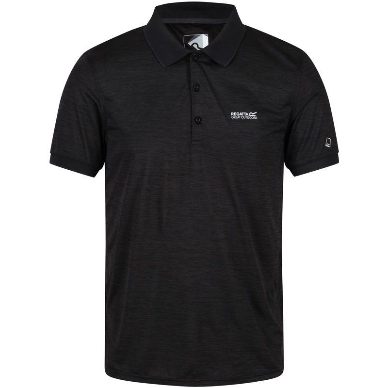Polo pour homme Regatta Remex II noir