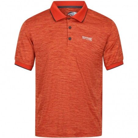 Polo homme respirant Regatta Remex II orange